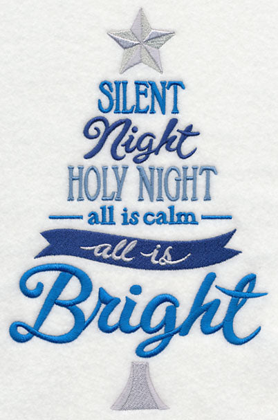 Silent Night Holy Night Christmas Tree