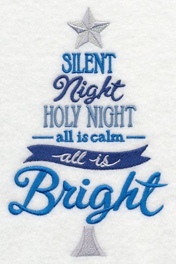 Silent Night Holy Night Christmas Tree