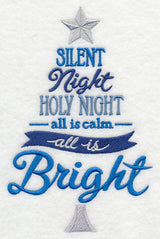 Silent Night Holy Night Christmas Tree