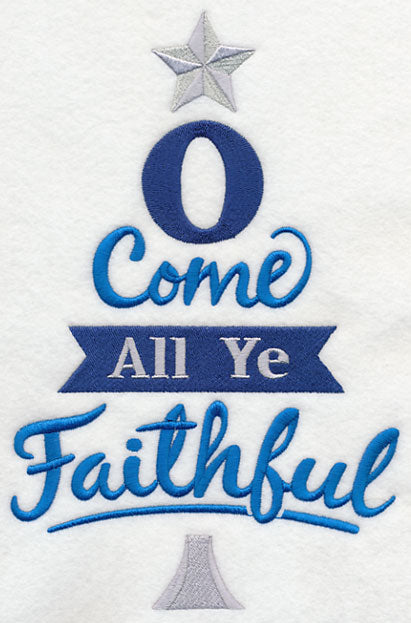 Come All Ye Faithful Christmas Tree