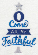 Come All Ye Faithful Christmas Tree