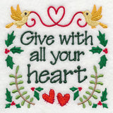 Give With All Your Heart
