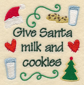 Give Santa Milk and Cookies
