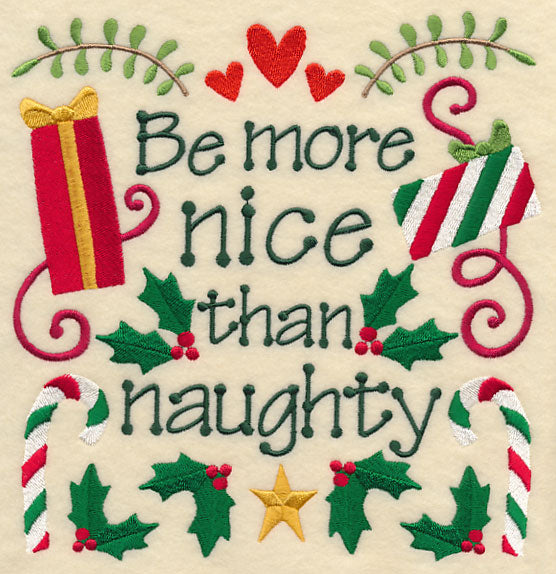 Be More Nice Than Naughty