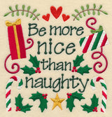 Be More Nice Than Naughty