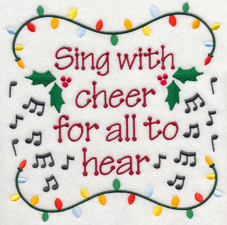 Sing With Cheer for All to Hear Lights