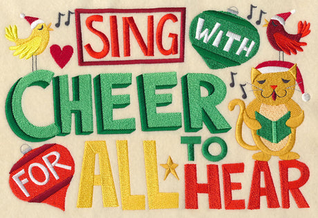 Sing With Cheer for All to Hear