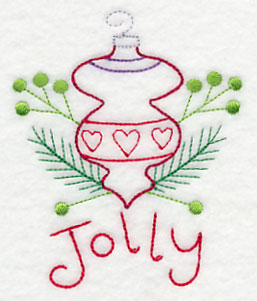 Jolly Christmas Ornament (Vintage)