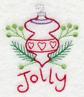 Jolly Christmas Ornament (Vintage)