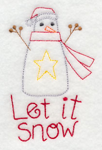 Let It Snow Snowman (Vintage)