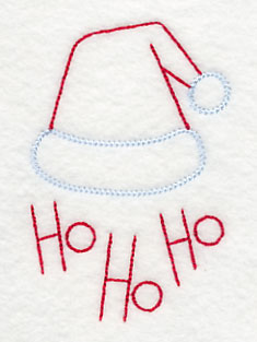 Ho Ho Ho Santa Cap (Vintage)