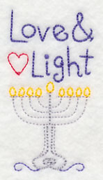 Love and Light Menorah (Vintage)