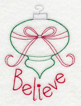 Believe Ornament (Vintage)