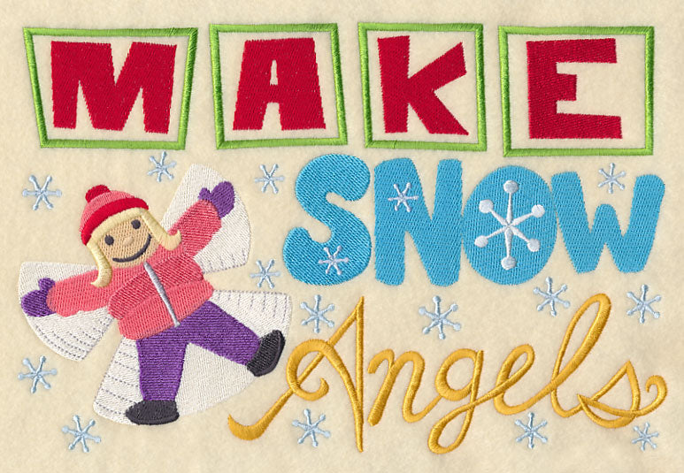 Make Snow Angels Girl