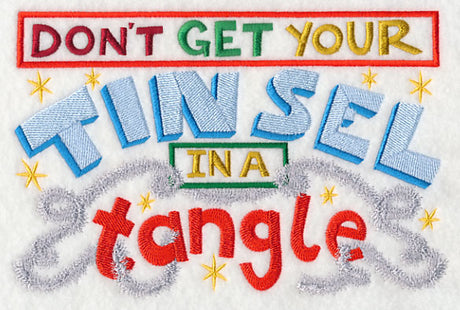 Don't Get Your Tinsel in a Tangle