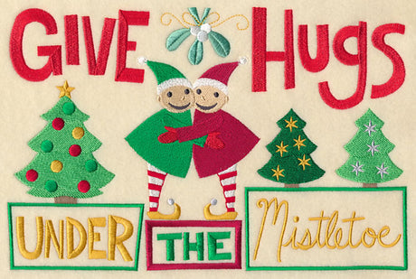Give Hugs Under the Mistletoe