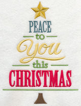 Peace to You Christmas Tree