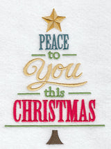 Peace to You Christmas Tree
