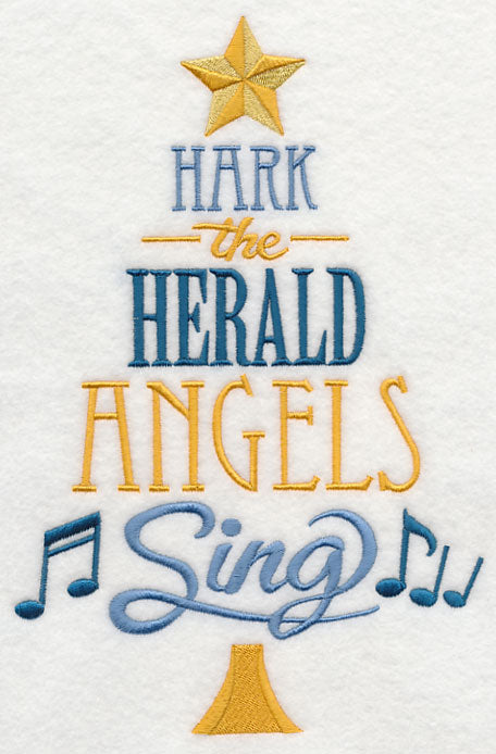 Hark the Herald Angels Sing Christmas Tree