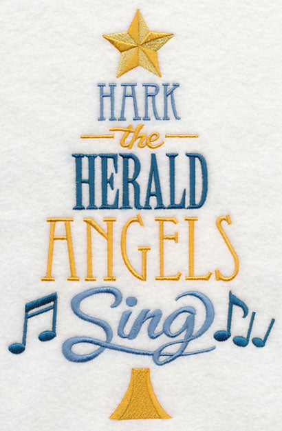 Hark the Herald Angels Sing Christmas Tree