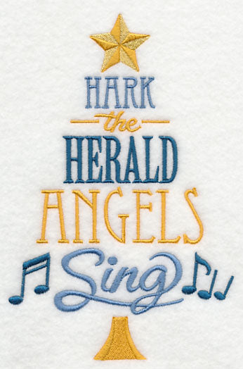 Hark the Herald Angels Sing Christmas Tree