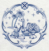 Delft Blue Nativity Animals