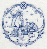 Delft Blue Nativity Animals