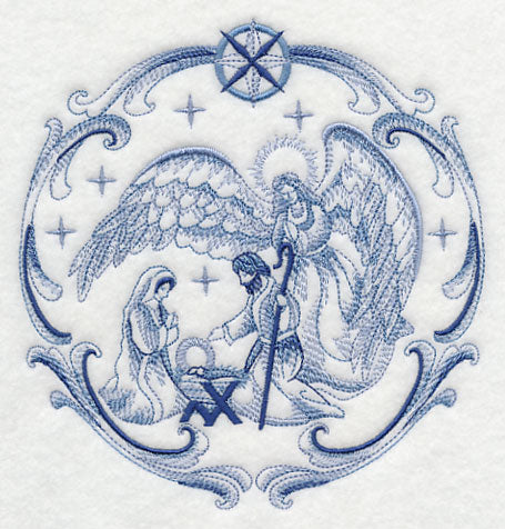 Delft Blue Nativity Angel