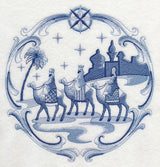 Delft Blue Nativity Three Kings