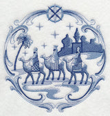 Delft Blue Nativity Three Kings