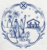 Delft Blue Nativity Shepherds