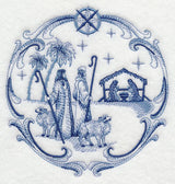 Delft Blue Nativity Shepherds