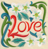 Art Nouveau Love with Lenten Rose