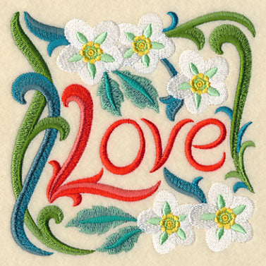 Art Nouveau Love with Lenten Rose