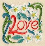 Art Nouveau Love with Lenten Rose