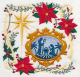 Victorian Christmas Nativity Collage