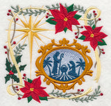 Victorian Christmas Nativity Collage