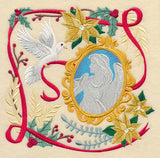 Victorian Christmas Angel Collage