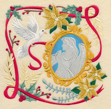 Victorian Christmas Angel Collage