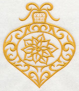Filigree Ornament with Poinsettia