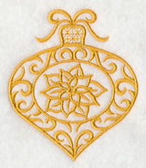 Filigree Ornament with Poinsettia