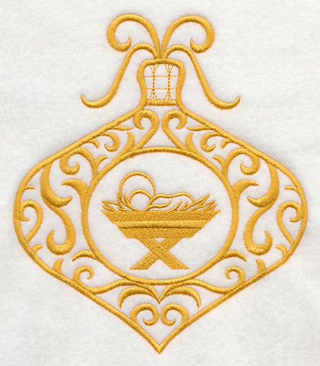 Filigree Ornament with Manger