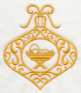 Filigree Ornament with Manger