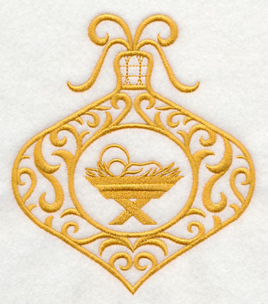Filigree Ornament with Manger