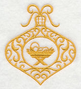 Filigree Ornament with Manger