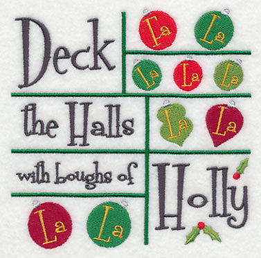 Deck the Halls with Boughs of Holly