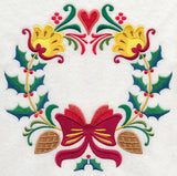 Wreathed in Christmas Holly and Bow