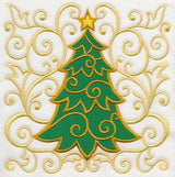 O Christmas Tree in Filigree Square