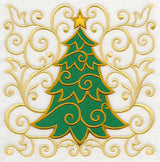 O Christmas Tree in Filigree Square