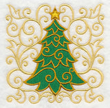 O Christmas Tree in Filigree Square